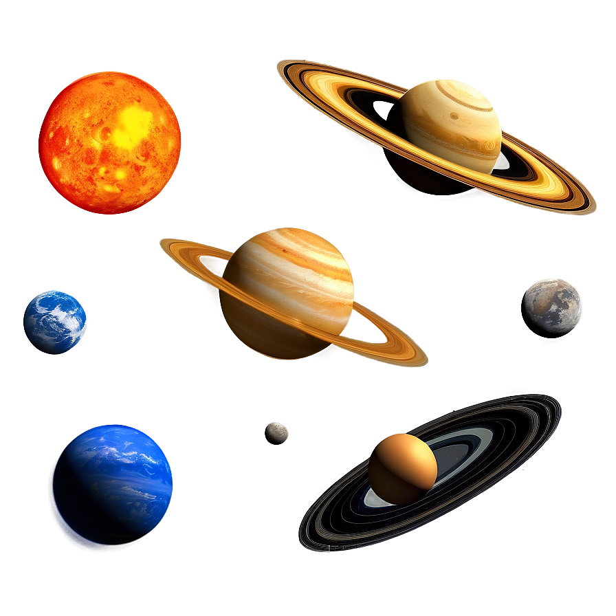 Solar System Planets Png Cfh PNG Image