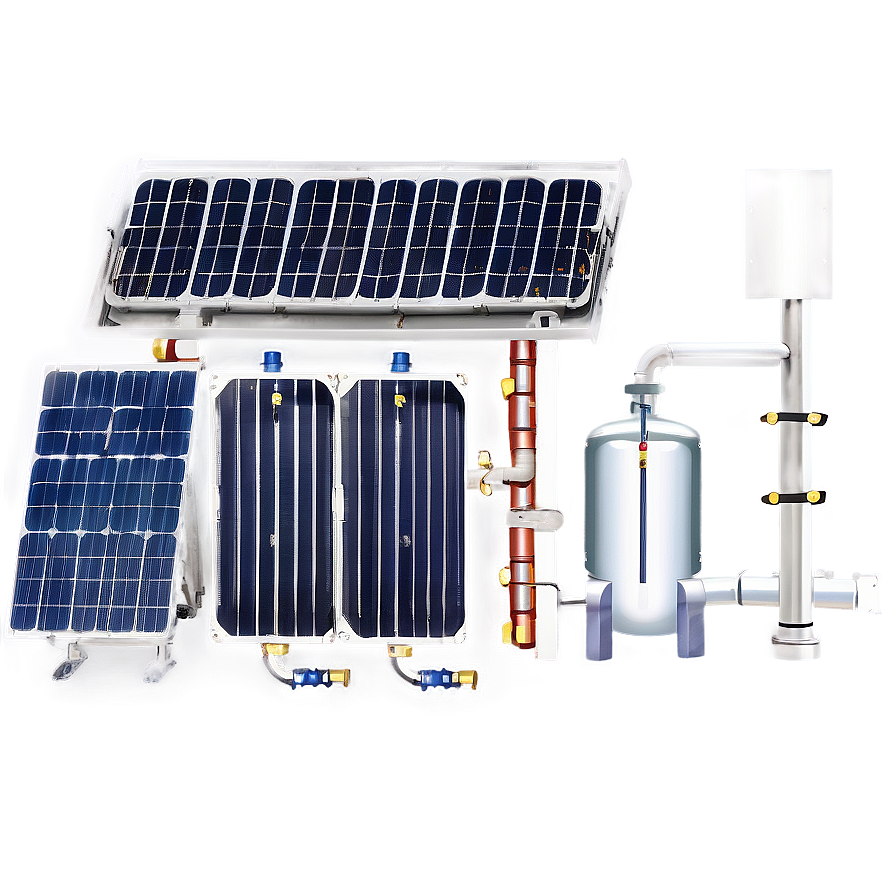 Solar Water Heating System Png Exk65 PNG Image