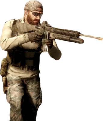 Soldier_ Aiming_ Rifle PNG Image