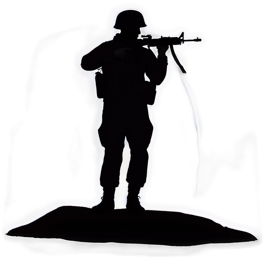 Soldier Silhouette Memorial Png Dpy24 PNG Image