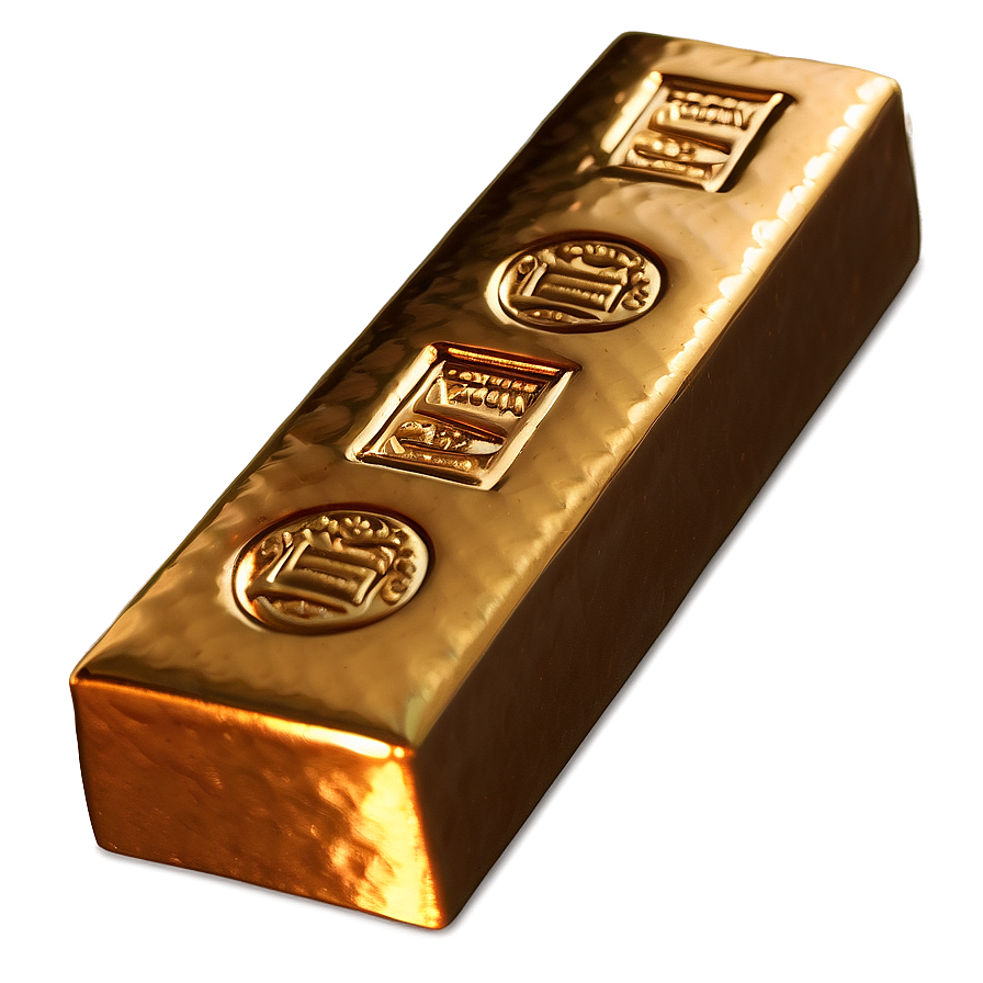 Solid Gold Brick Png Pew PNG Image