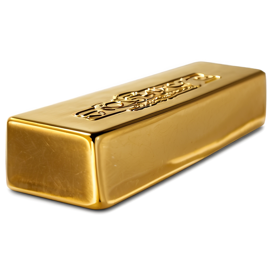 Solid Gold Brick Png Vtg19 PNG Image