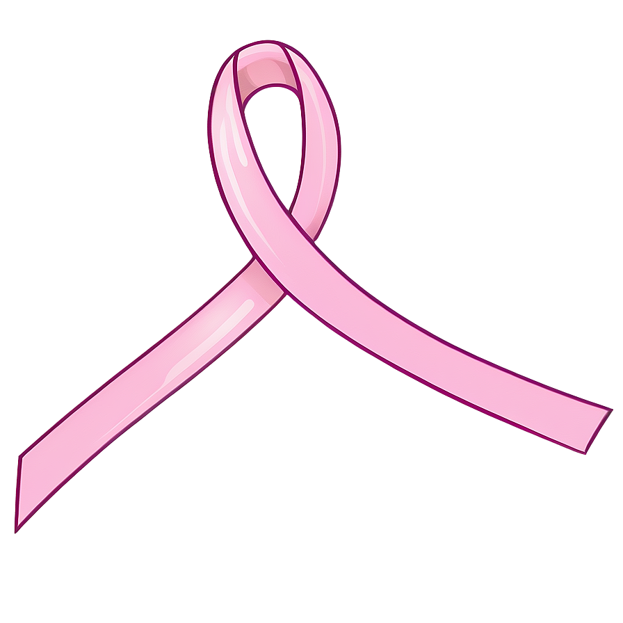 Solid Pink Ribbon Clipart Png 05252024 PNG Image