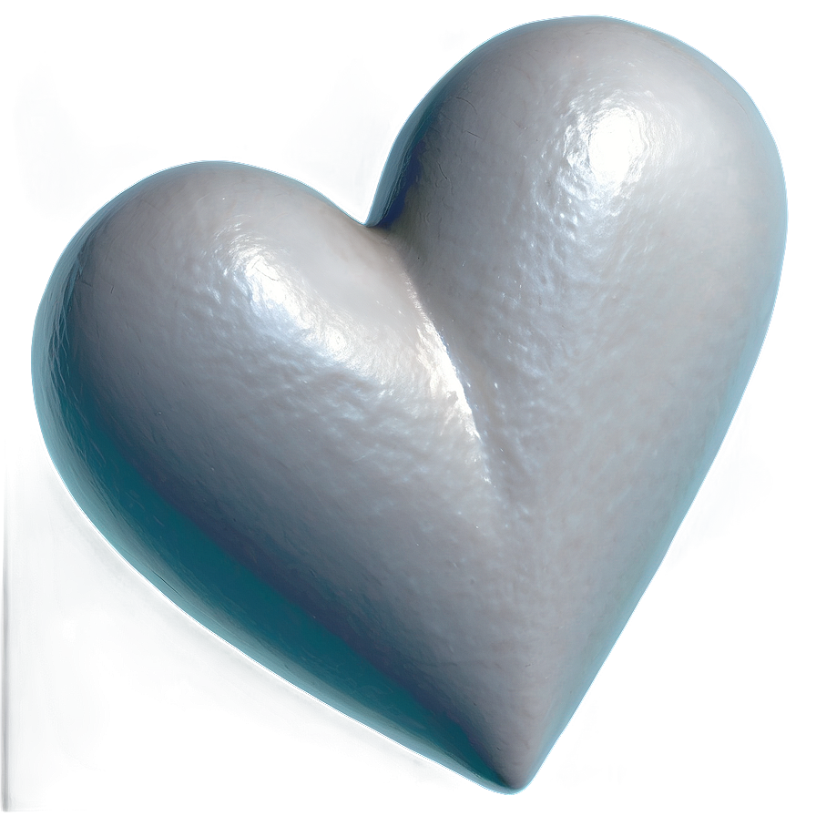 Solid White Heart Png 05232024 PNG Image