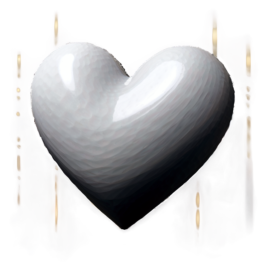 Solid White Heart Png 05232024 PNG Image