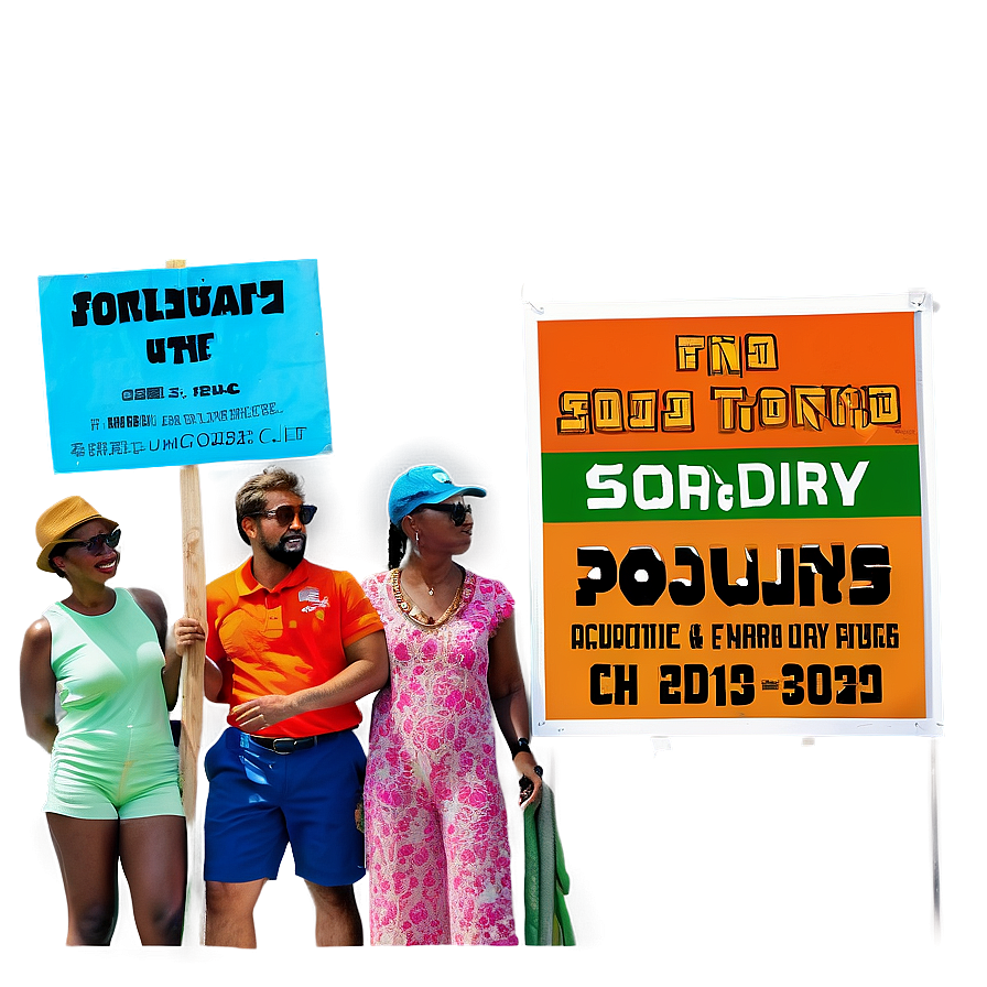 Solidarity Picket Sign Png Gjx PNG Image