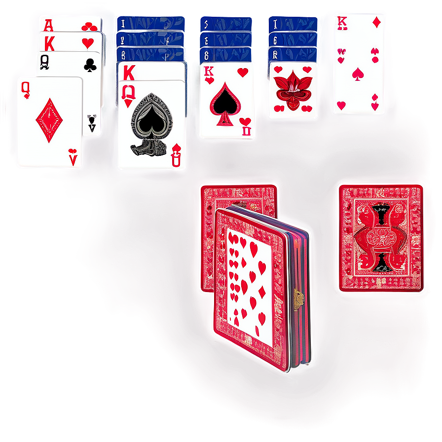 Solitaire Playing Card Layout Png Gcn65 PNG Image