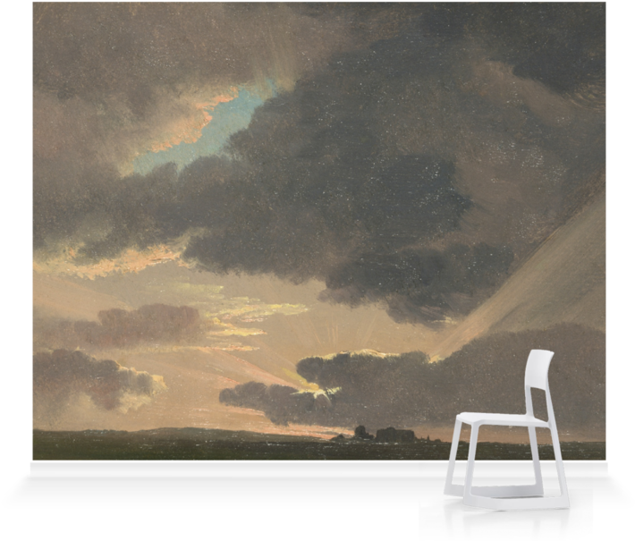 Solitary_ Chair_at_ Sunset PNG Image