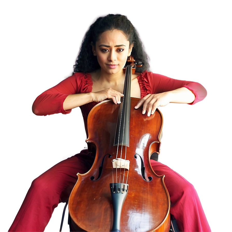 Solo Cello Performance Png Gss PNG Image