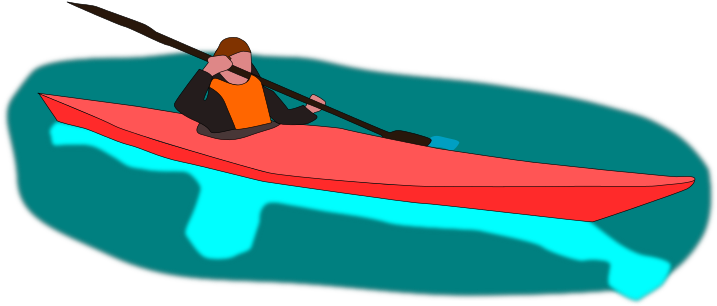 Solo Kayaker Adventure PNG Image