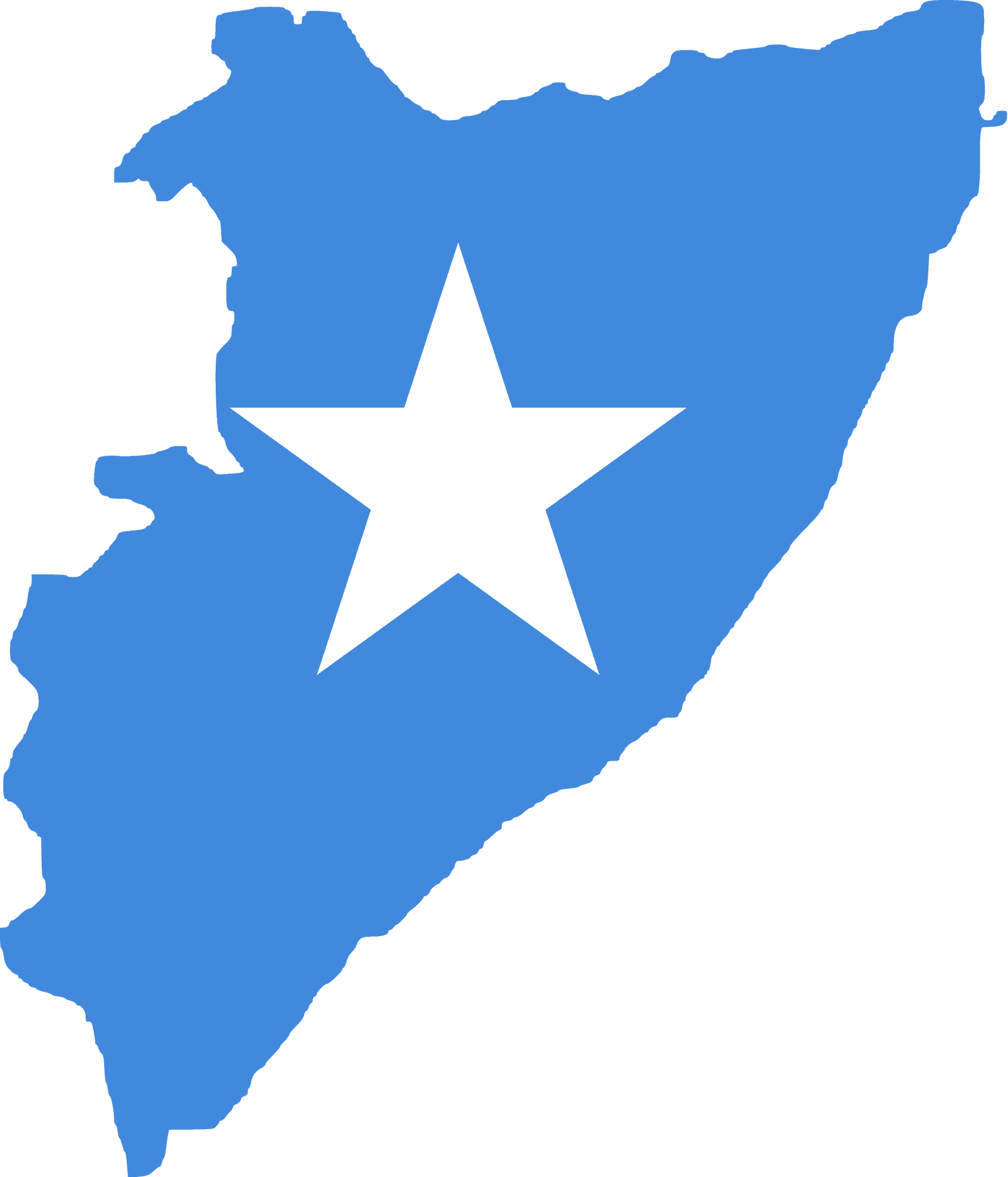 Somalia Map Flag PNG Image