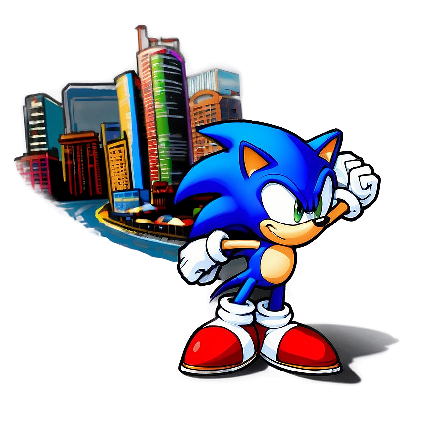 Sonic Adventure Cityscape Png 33 PNG Image