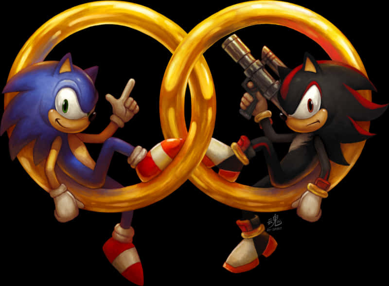 Sonic_and_ Shadow_ Rings_of_ Friendship PNG Image