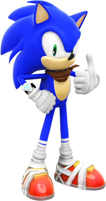 Sonic Boom Character Pose PNG Image