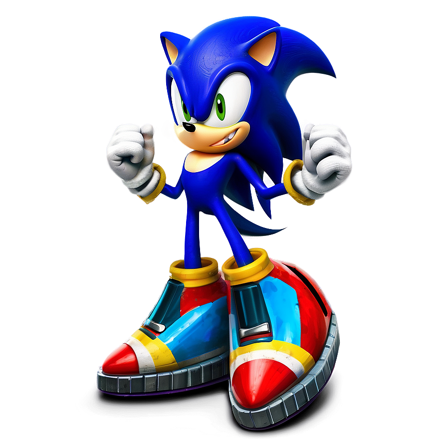 Sonic Racing Car Png Wyh71 PNG Image