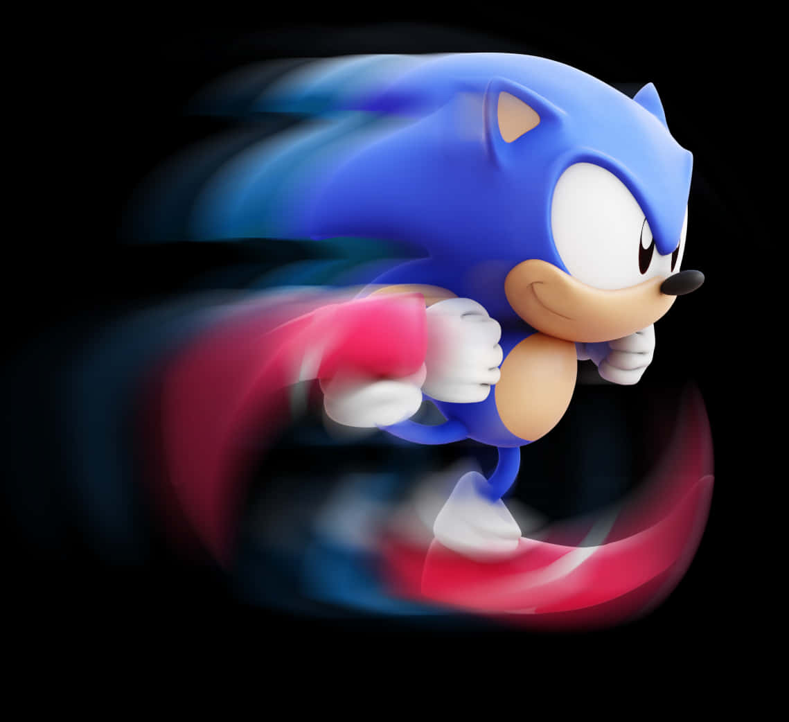 Sonic Speed Blur PNG Image