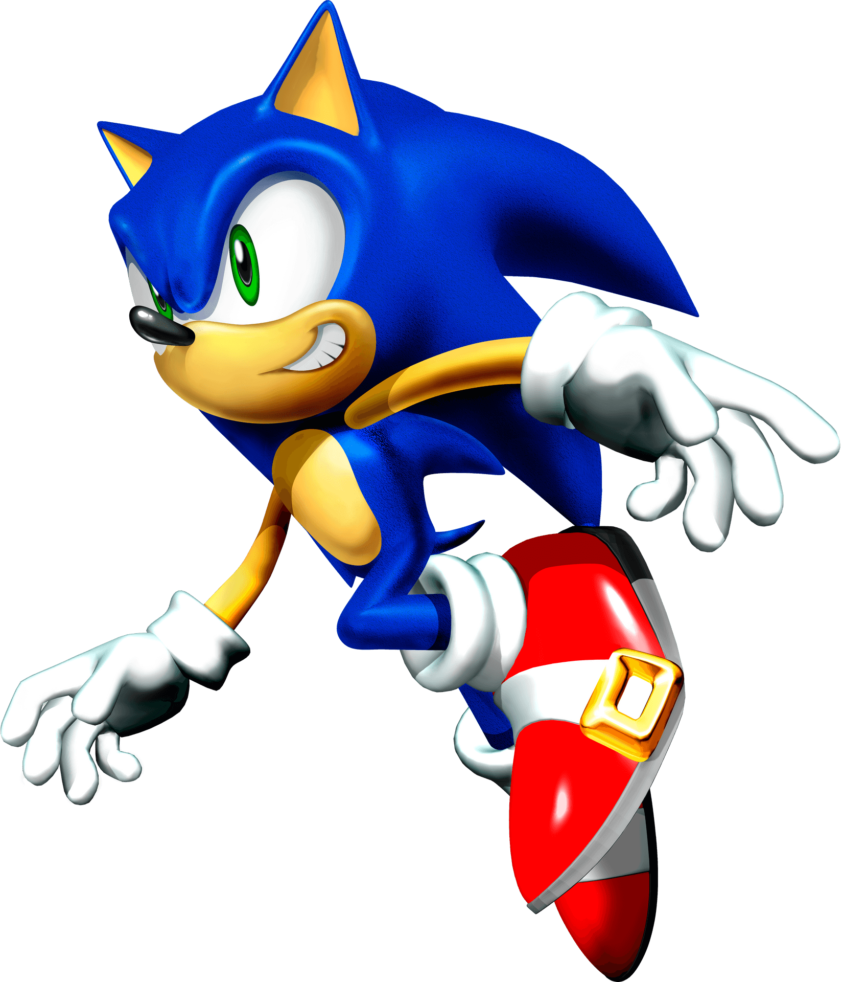 Sonic The Hedgehog Action Pose PNG Image