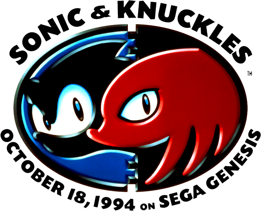 Sonicand Knuckles Logo1994 PNG Image