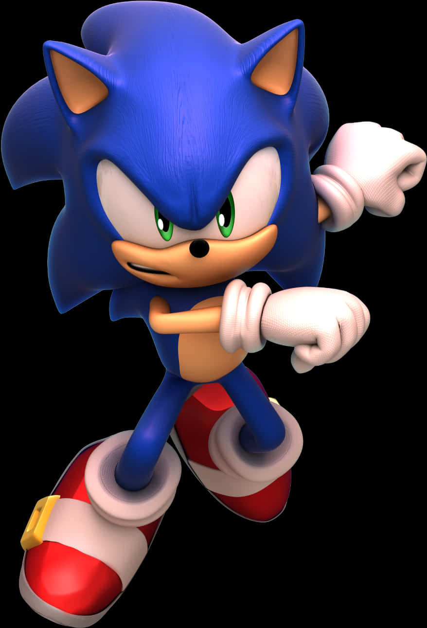 Sonicthe Hedgehog Classic Pose PNG Image