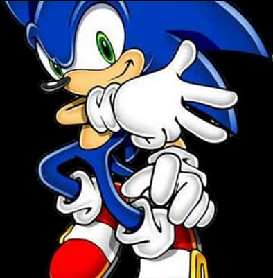 Sonicthe Hedgehog Classic Pose PNG Image