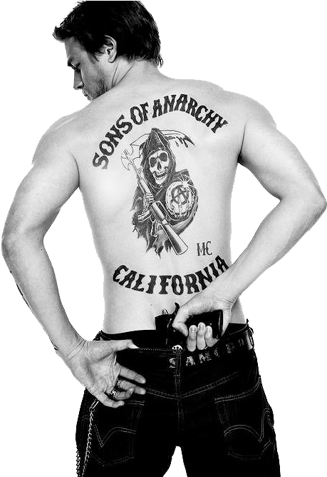 Sonsof Anarchy Back Tattoo PNG Image