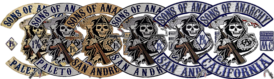 Sonsof Anarchy Patches Banner PNG Image