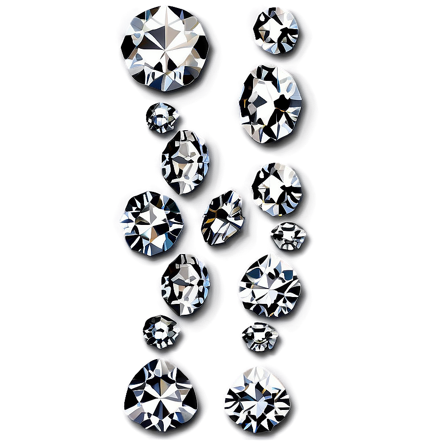 Sophisticated Diamante Shine Png Sly79 PNG Image