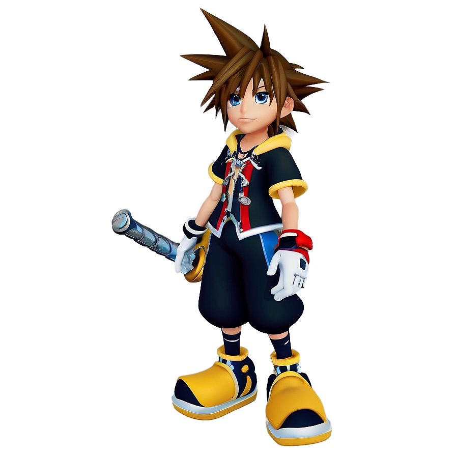 Sora Kingdom Hearts 1 Png Xhi41 PNG Image