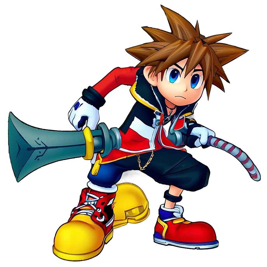 Sora Kingdom Hearts 3 Png Pdn PNG Image