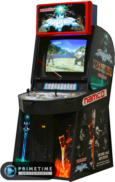 Soul Calibur Arcade Machine PNG Image