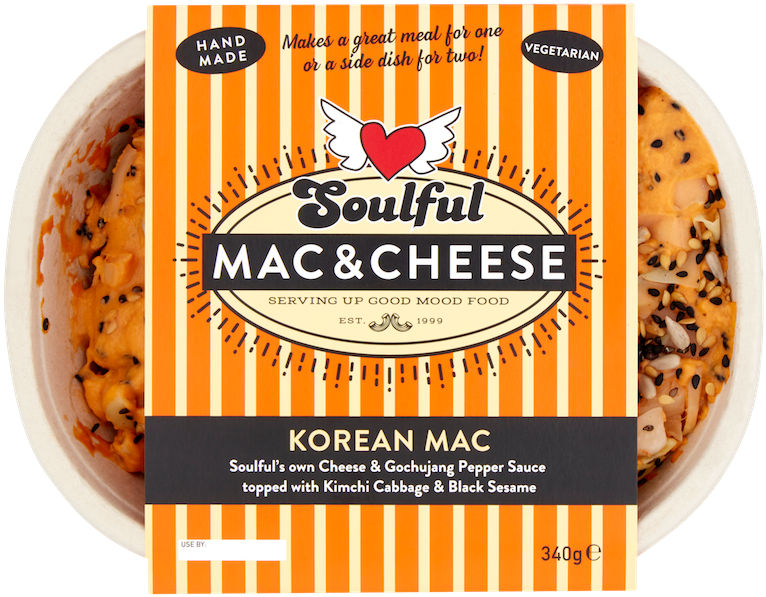 Soulful Korean Macand Cheese Packaging PNG Image