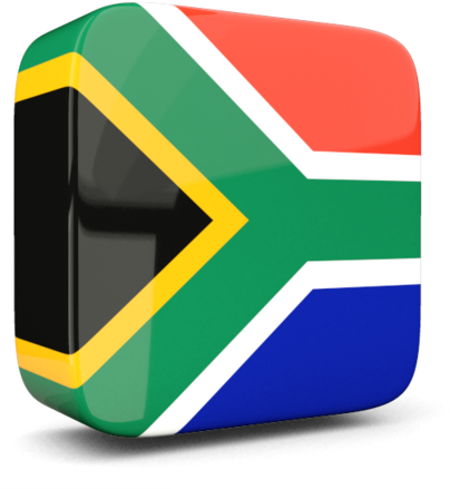 South African Flag3 D Icon PNG Image