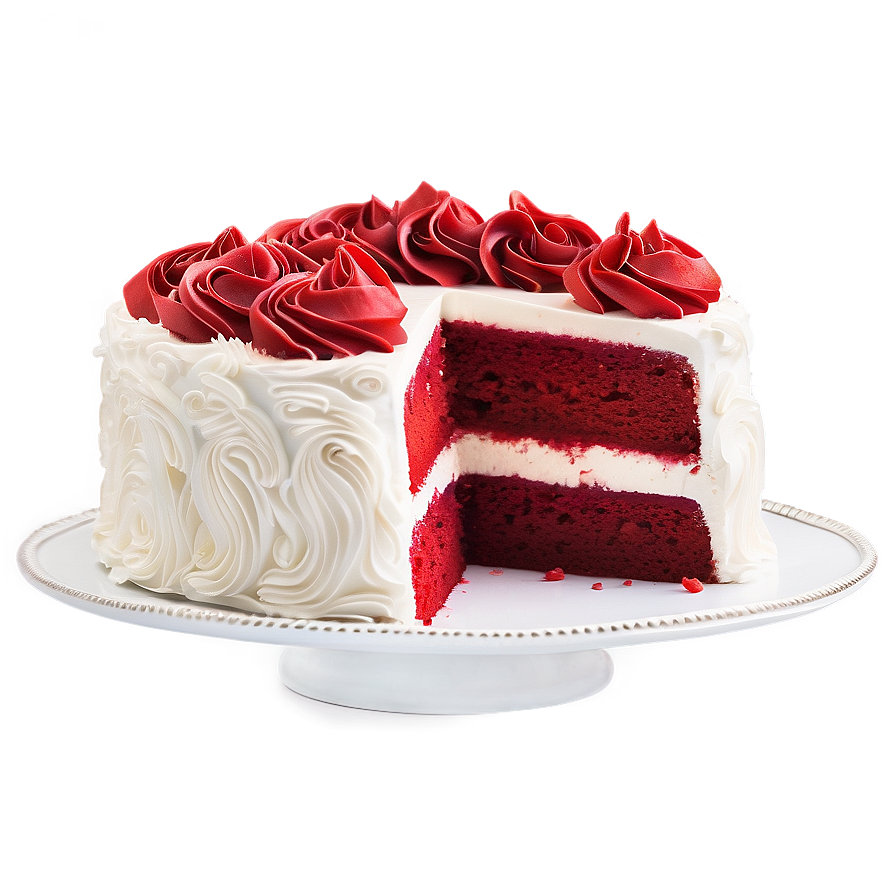 Southern Red Velvet Cake Png 06292024 PNG Image