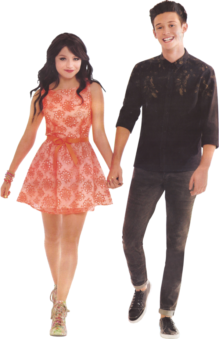 Soy Luna Characters Walking Together PNG Image