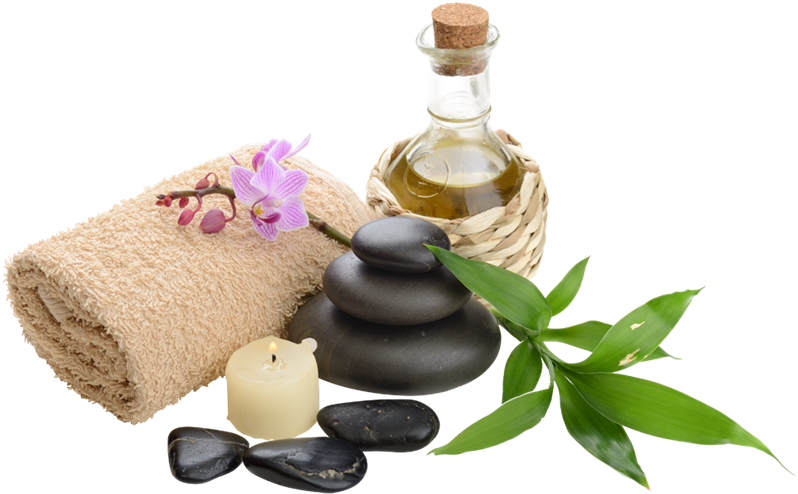 Spa Essentials Relaxation Items PNG Image