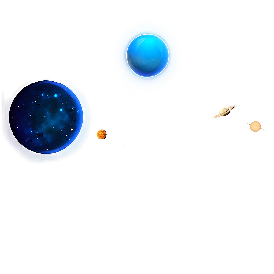 Space Blue Planet Background Png Mij44 PNG Image