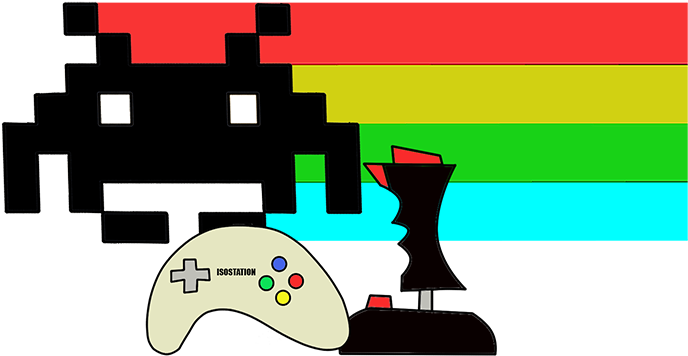 Space Invaders Retro Gaming Concept PNG Image