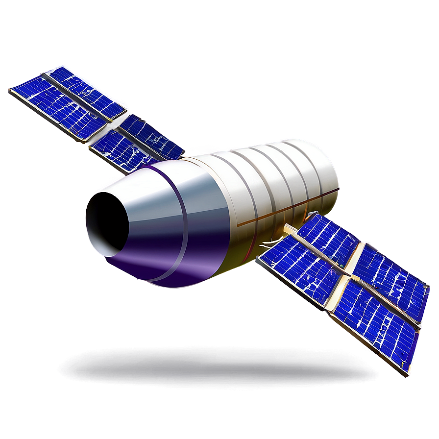 Space Satellite Illustration Png 05252024 PNG Image