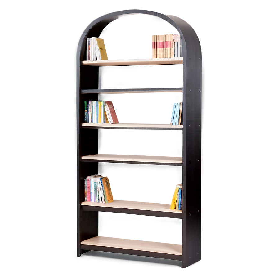 Space-saving Bookshelf Png Pjf16 PNG Image