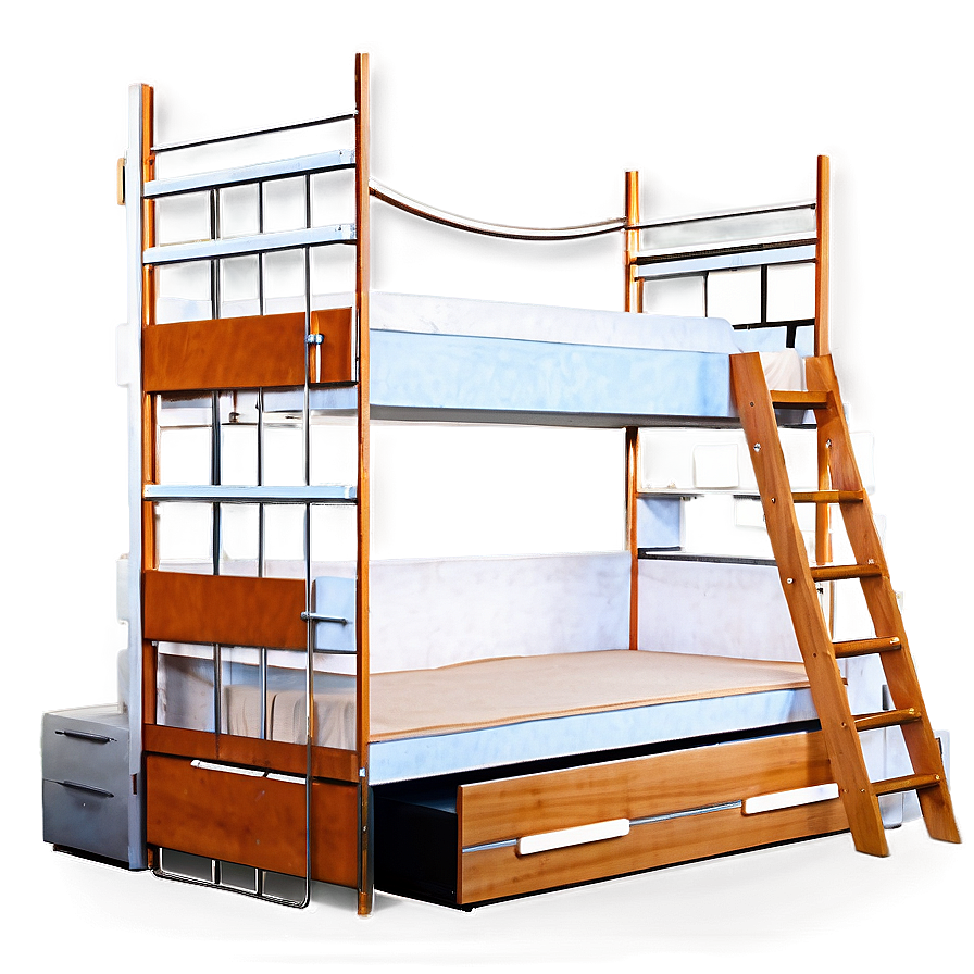 Space Saving Bunk Bed Png 2 PNG Image