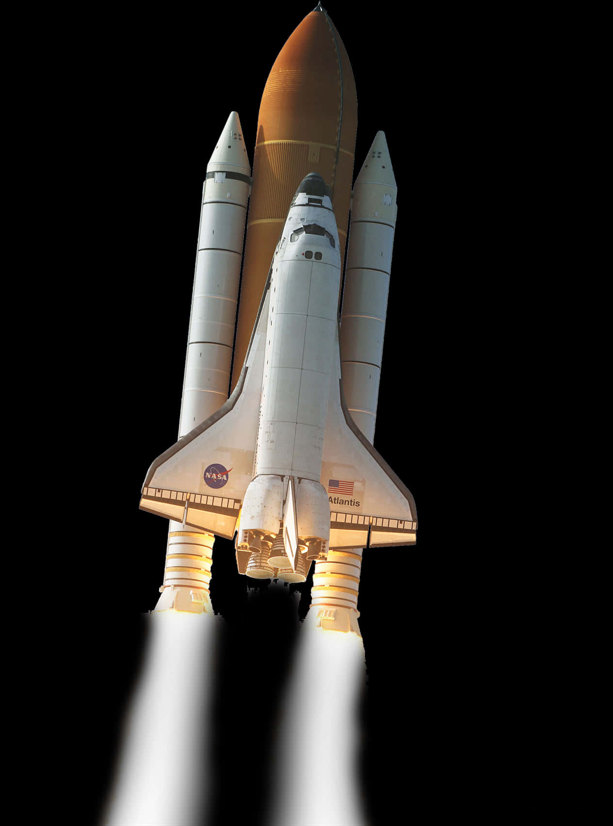 Space_ Shuttle_ Launch_ Closeup PNG Image