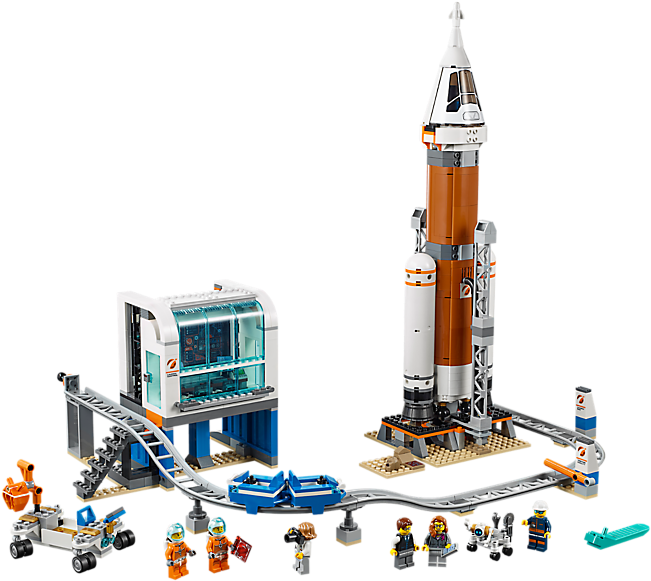 Space Shuttle Launch Complex Model PNG Image