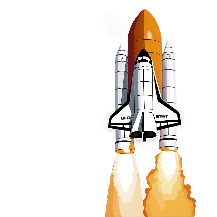 Space Shuttle Rocket Clipart Png 55 PNG Image