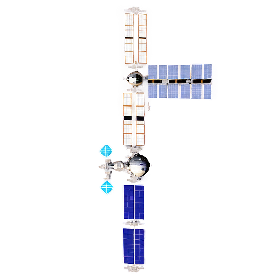 Space Station In Star Field Png Gjg PNG Image