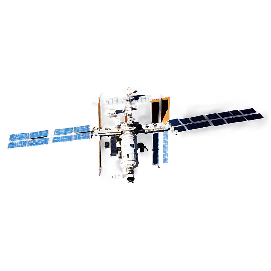 Space Station Over Earth Png Cdg PNG Image