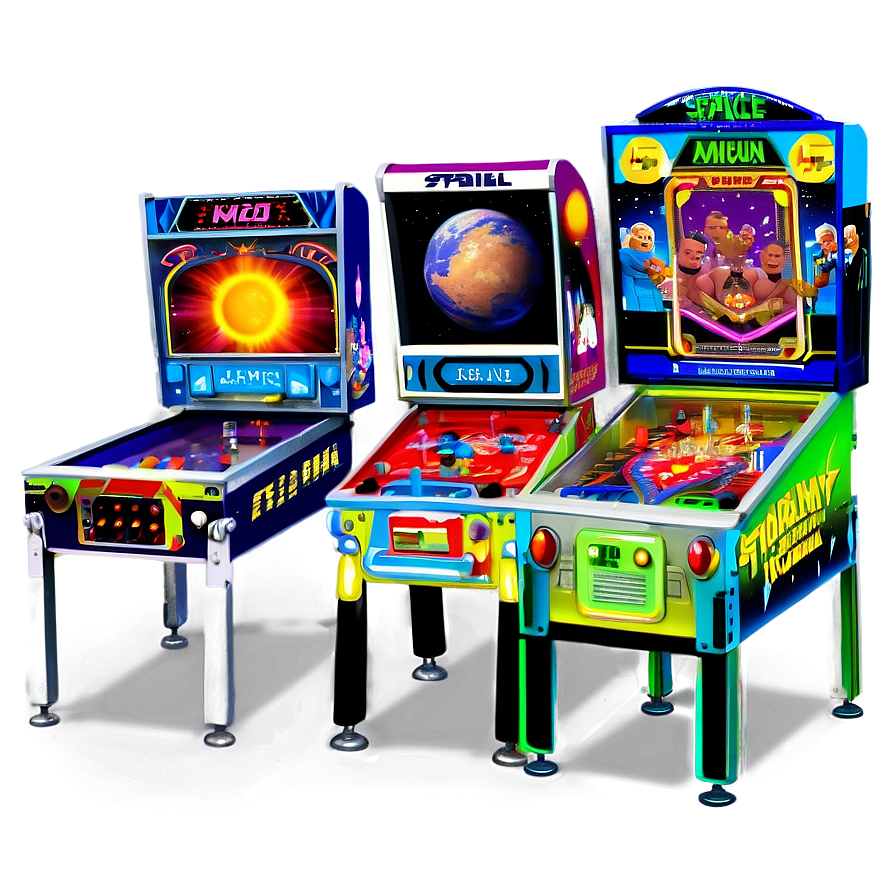 Space Theme Pinball Png Cao71 PNG Image