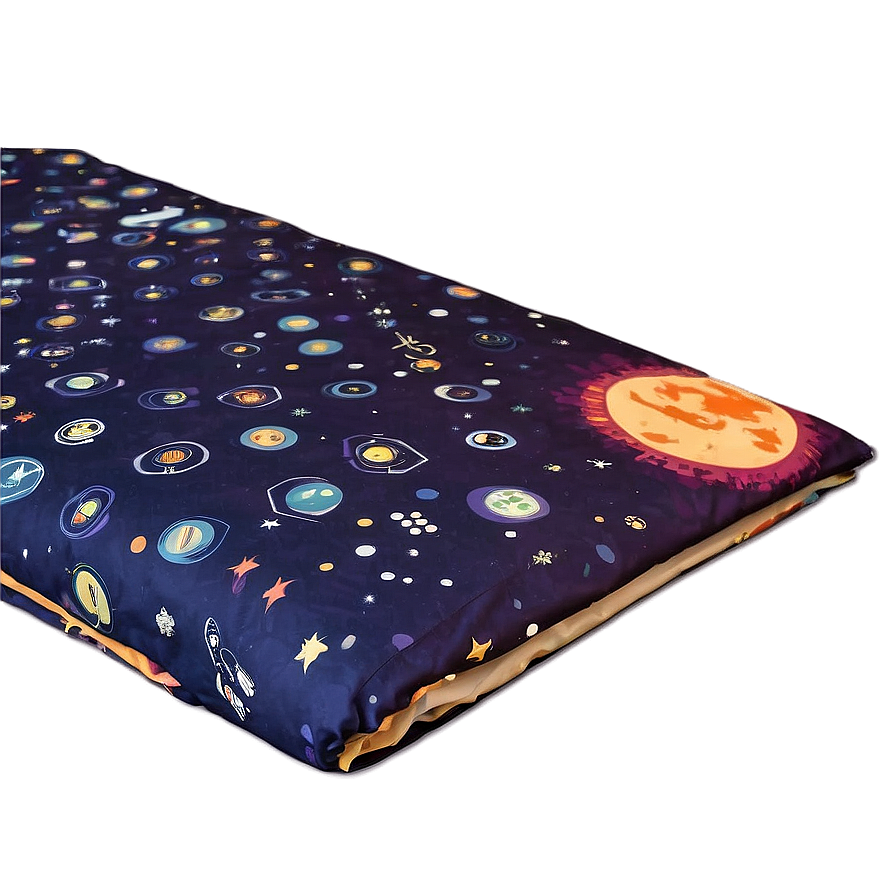 Space Themed Bed Sheets Png 06282024 PNG Image