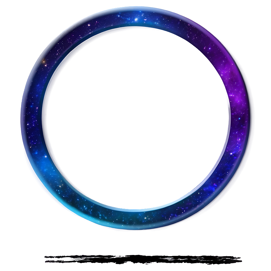 Space-themed Cute Frame Png 2 PNG Image