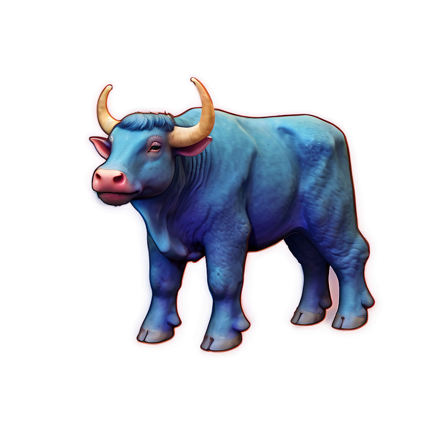 Space-themed Ox Png Lxw15 PNG Image