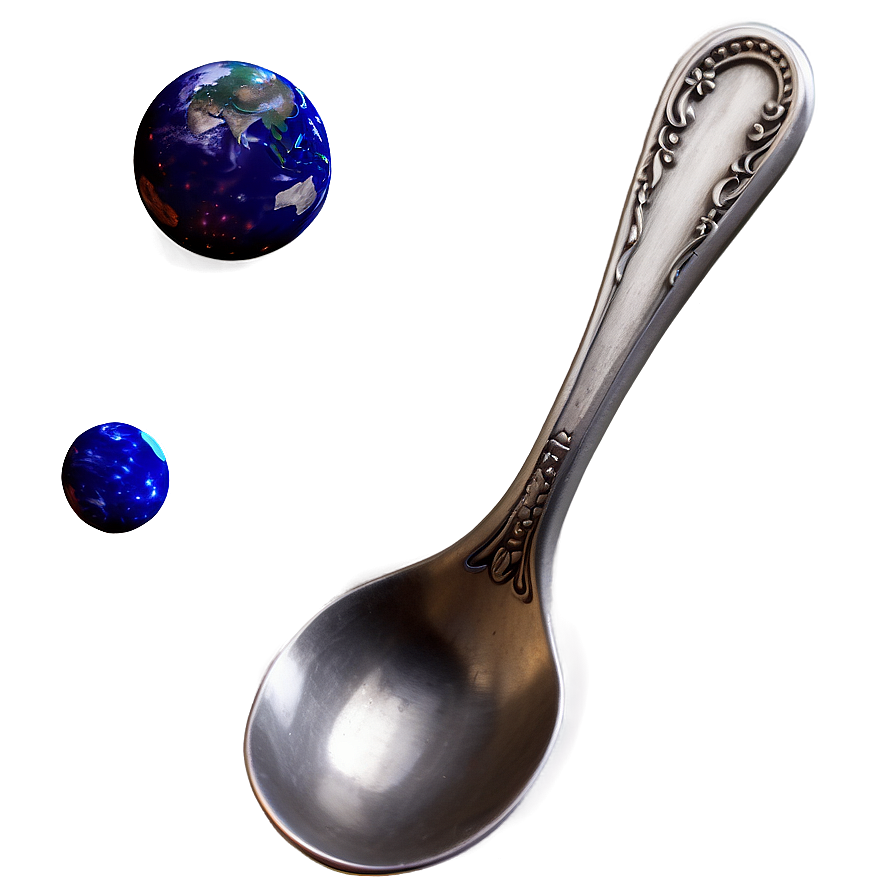 Space-themed Teaspoon Png Owu PNG Image